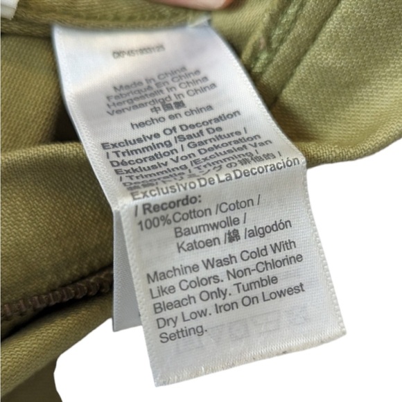 Madewell Garment Dyed Patch Pocket Coverall Utility Zip Jumpsuit Muted Olive: S - Picture 5 of 6